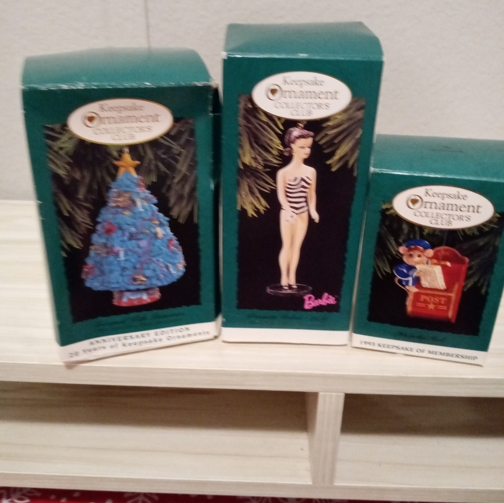 Hallmark collector ornaments